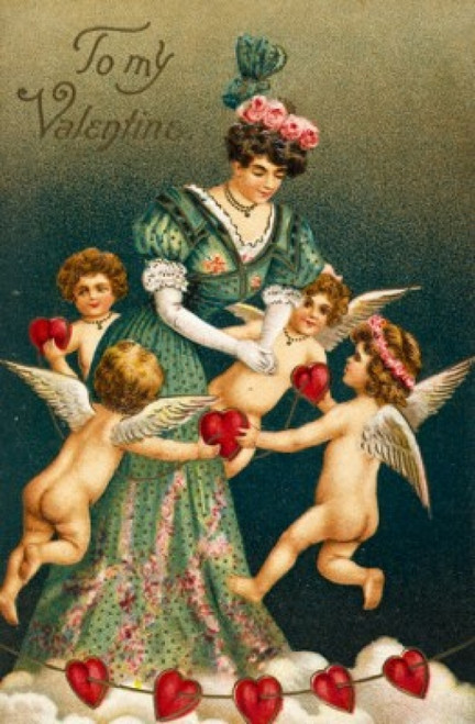 To My Valentine  Nostalgia Cards  1900 Poster Print - Item # VARSAL9801053