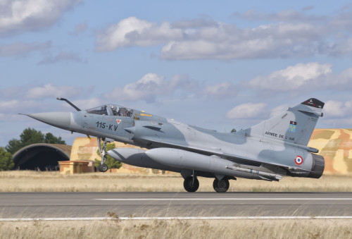 A French Air Force Mirage 2000C during TLP at Albacete Air Base, Spain Poster Print - Item # VARPSTGCA100615M
