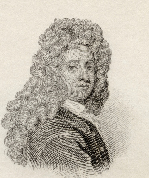 William Congreve, 1670 To 1729. English Playwright And Poet. From Crabb's Historical Dictionary Published 1825. PosterPrint - Item # VARDPI1905834
