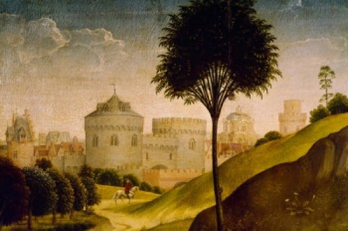 Saint Zenobio  by Domenico Ghirlandaio  detail  1449-1494 Poster Print - Item # VARSAL3810412715