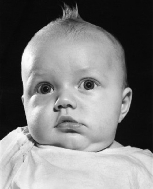 Close up of baby face Poster Print - Item # VARSAL2559372