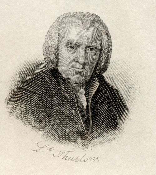Edward Thurlow, 1St Baron Thurlow 1731 - 1806. British Lawyer And Tory Politician. From The Book Crabb's Historical Dictionary Published 1825. PosterPrint - Item # VARDPI1856240
