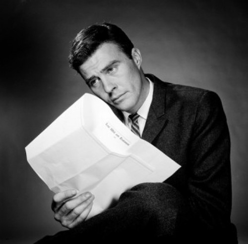 Businessman reading document Poster Print - Item # VARSAL255417157