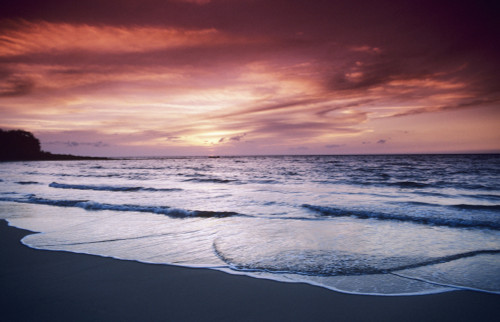 USA, Colorful sunset over ocean and beach; Hawaii Islands PosterPrint - Item # VARDPI1985126