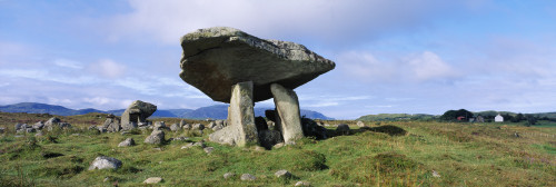 Low Angle View Of A Rock Structure, Kilclooney Dolmen, County Donegal, Republic Of Ireland PosterPrint - Item # VARDPI1798857