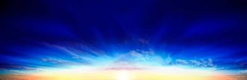 Sunset over the Sea Poster Print by Panoramic Images (37 x 12) - Item # PPI98583