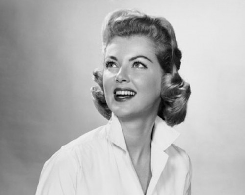 Young woman looking up Poster Print - Item # VARSAL25510487B