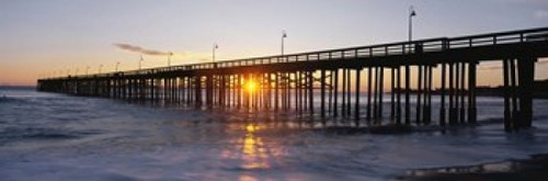 Ventura Pier at Sunset Poster Print by Panoramic Images (37 x 12) - Item # PPI75299