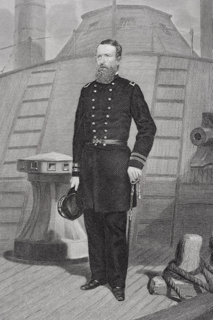 David Dixon Porter 1813 1891. American Admiral In Union Navy During Civil War. From Painting By Alonzo Chappel PosterPrint - Item # VARDPI1838883
