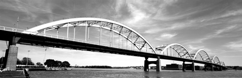 Low angle view of a bridge, Centennial Bridge, Davenport, Iowa, USA Poster Print - Item # VARPPI172752