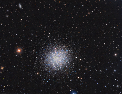 Messier 13, the Great Globular Cluster in the constellation Hercules. This image captured with a telescope and a scientific CCD camera Poster Print - Item # VARPSTRWT200045S