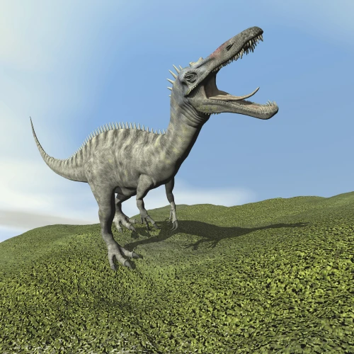 Suchomimus dinosaur roaring Poster Print - Item # VARPSTEDV600165P
