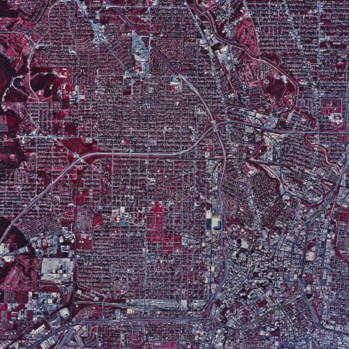 Satellite view of San Antonio, Texas, 1990's Poster Print - Item # VARPSTSTK200366S
