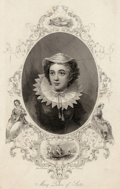 Mary Queen Of Scots, 1542-1587. Also Mary Stuart, Daughter Of James V, King Of Scotland. 19Th Century Print. PosterPrint - Item # VARDPI1859691
