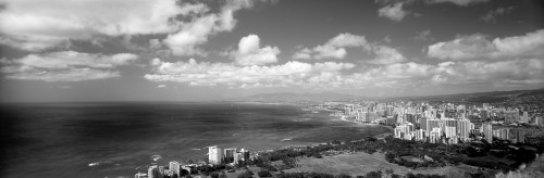 High angle view of skyscrapers at the waterfront, Honolulu, Oahu, Hawaii Islands, USA Poster Print - Item # VARPPI172643