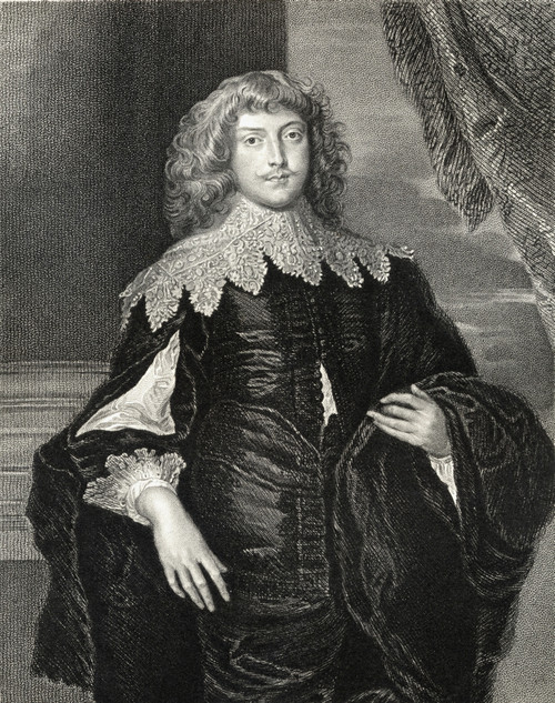 George Digby 2Nd. Earl Of Bristol, 1612 _ 1677. English Royalist. Advisor To Kings Charles I And Charles Ii. From The Book _Lodge?S British Portraits? Published London 1823. PosterPrint - Item # VARDPI1858573