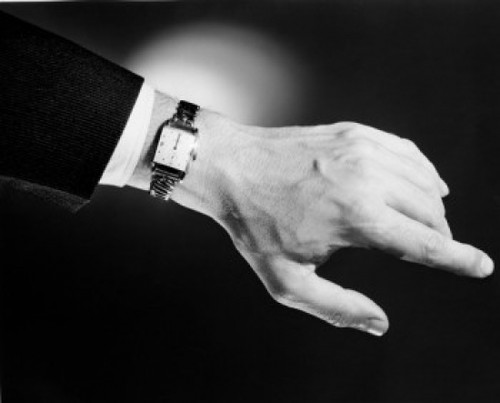 Close-up of a person's hand wearing a wristwatch Poster Print - Item # VARSAL25514722