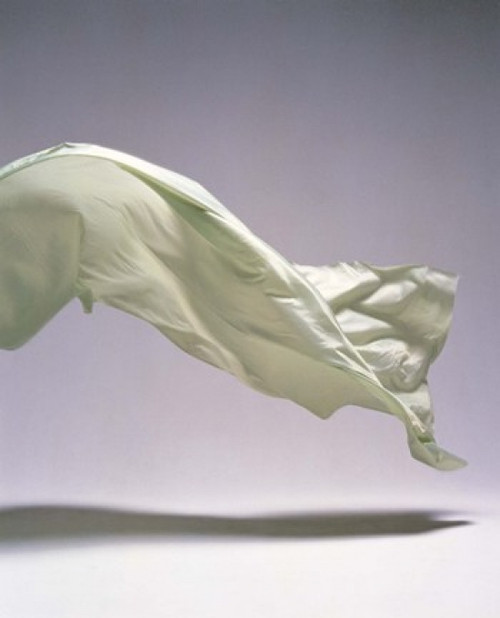 Sheet Floating  Studio Shot Poster Print by Panoramic Images (13 x 16) - Item # PPI136170