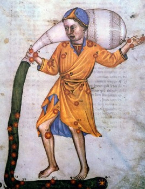 Aquarius or Water-Bearer  Signs of the Zodiac by artist unknown Poster Print - Item # VARSAL1191720