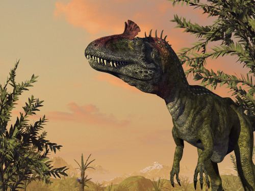 Artist's concept of Cryolophosaurus Poster Print - Item # VARPSTWMY100182P