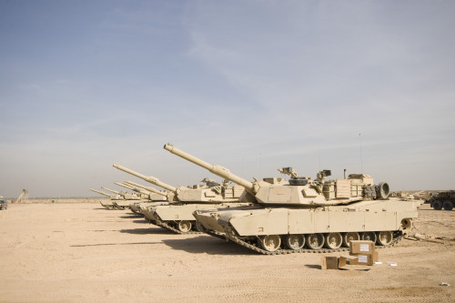 Baqubah, Iraq - M1 Abrams tank at Camp Warhorse Poster Print - Item # VARPSTTMO100048M