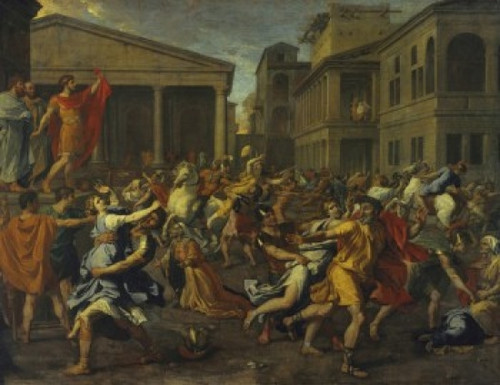The Rape of the Sabines     Nicolas Poussin   Musee du Louvre  Paris Poster Print - Item # VARSAL11582063