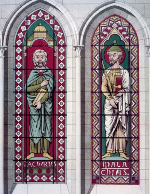 Prophets  The Zacharias And Malachi  13th Century  Stained Glass  STAINED GLASS Poster Print - Item # VARSAL9008281
