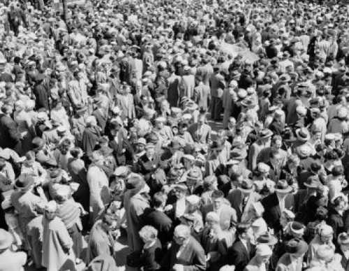 USA  New York City  Easter crowd on Fifth Avenue Poster Print - Item # VARSAL255423070