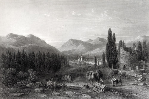 Thyatira, Turkey Drawn By Thomas Allom, Engraved By A. Willmore, From The Collection Of G. Virtue Esq. C.1863 PosterPrint - Item # VARDPI1859919