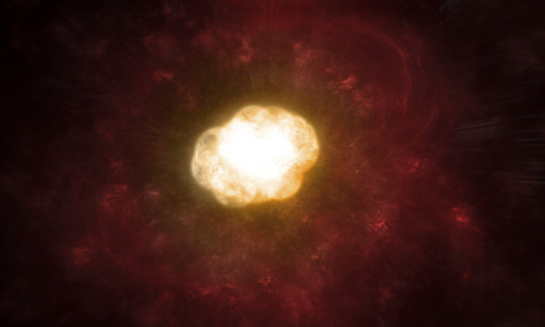 Artist's concept of a Hypergiant Star Poster Print - Item # VARPSTFSU100021S