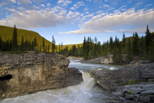 Waterfall, Elbow River, Kananaskis Country, Alberta PosterPrint - Item # VARDPI1831872