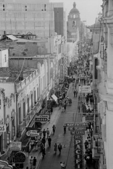 Peru  Lima  street scene  elevated view Poster Print - Item # VARSAL255423451