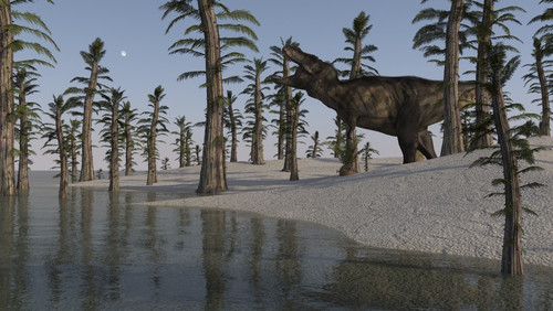Tyrannosaurus Rex hunting for its next meal Poster Print - Item # VARPSTKVA600426P