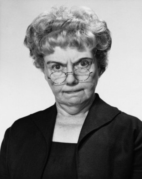 Portrait of a senior woman frowning Poster Print - Item # VARSAL2552902