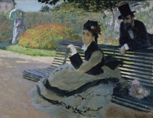 The Bench     Claude Monet  Annenberg Collection  Palm Springs Poster Print - Item # VARSAL11581243