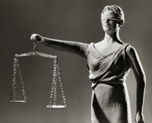 Close-up of a Statue Of Justice Poster Print - Item # VARSAL25518744