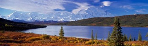 McKinley River  Denali National Park  AK Poster Print by Panoramic Images (38 x 12) - Item # PPI74034