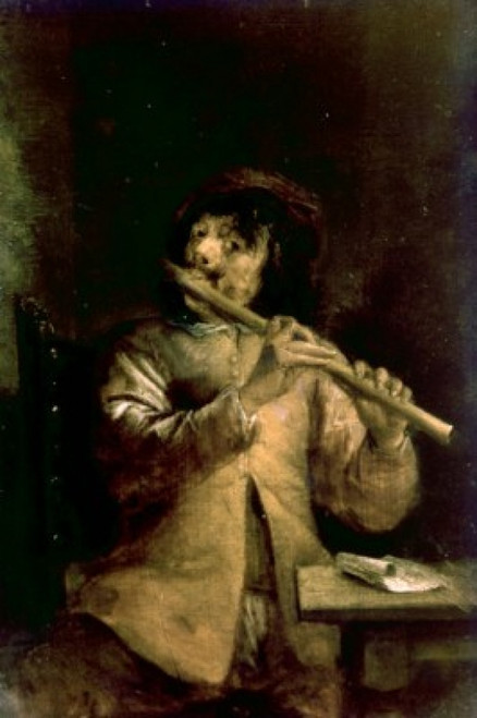 A Flute Player by David II Teniers  1610-1690 Poster Print - Item # VARSAL90064922