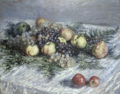 Still Life with Pears and Grapes  Claude Monet  Poster Print - Item # VARSAL900138931