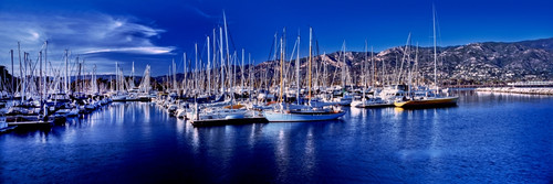 Boats at harbor, Santa Barbara, California, USA Poster Print - Item # VARPPI164942