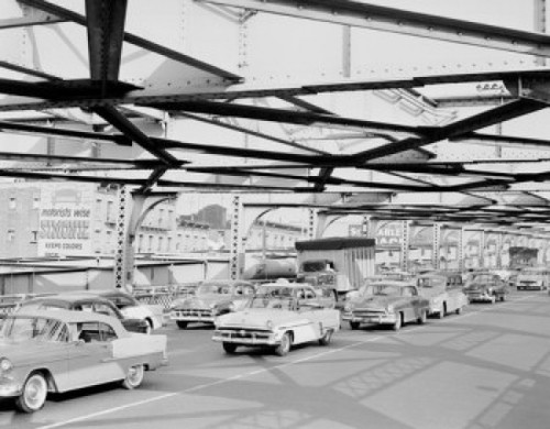 USA  New York City  Queensboro Bridge  traffic Poster Print - Item # VARSAL255422557