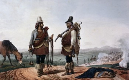 Gauchos Brazil Jean Baptiste Debret Lithograph Poster Print - Item # VARSAL900108177