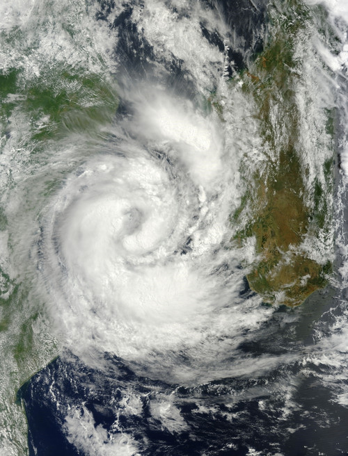 February 19, 2014 - Satellite view of Tropical Cyclone Guito in the Mozambique Channel Poster Print - Item # VARPSTSTK204350S