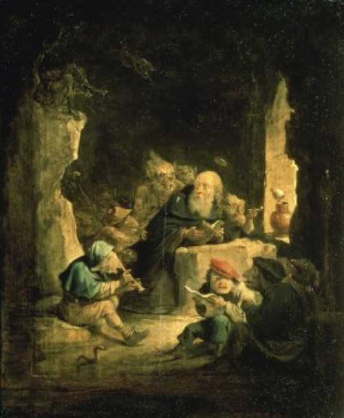 The Temptation of St. Anthony  David Teniers II  Pushkin Museum of Fine Arts  Moscow  Russia Poster Print - Item # VARSAL261133