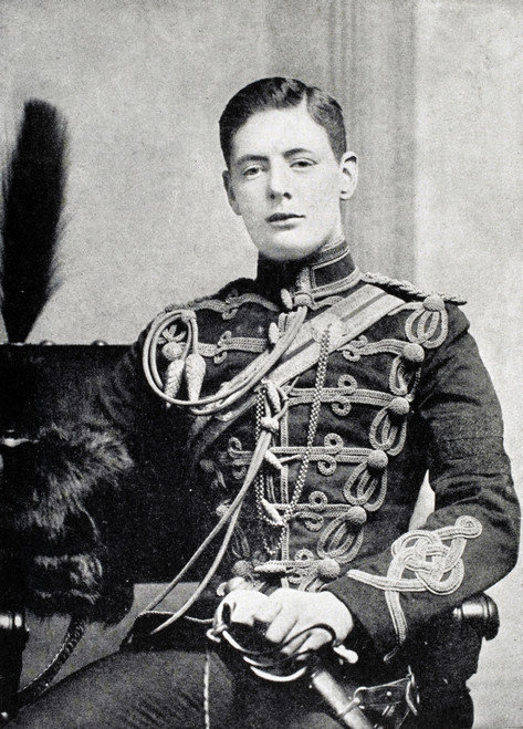 Winston S. Churchill 1874 To 1965 As Second Lieutenant In The 4Th Queen's Own Hussars From A Roving Commission By Winston S. Churchill Published By Scribners 1930 Poster Print (8 x 10) - Item # MINDPI1861754