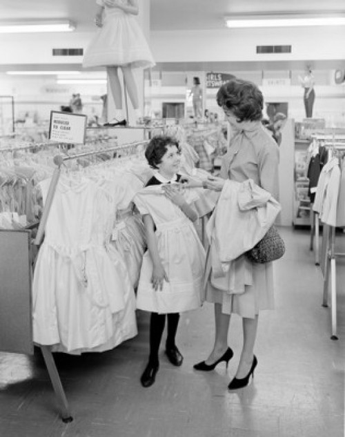 Mother with daughter choosing dress Poster Print - Item # VARSAL255417914B