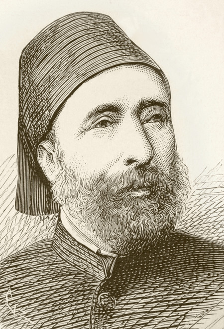 Ahmet Sefik Mithat Pasha 1822 To 1883. Pro-Western Turkish Reformer And Statesman. From A 19Th Century Illustration. PosterPrint - Item # VARDPI1872554