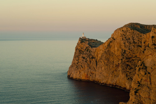 Views Of The Lighthouse At Sunset, Cap De Formentor, Mallorca, Balearic Islands, Spain PosterPrint - Item # VARDPI1929859