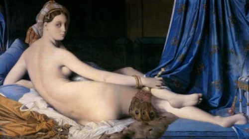 The Grand Odalisque , 1814 , Jean Auguste Dominique Ingres (8 x 10), Oil on canvas, Musee du Louvre, Paris, France, Poster Print (8 x 10) - Item # MINSAL11582380