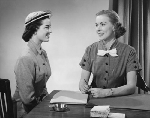 Close-up of two businesswomen smiling Poster Print - Item # VARSAL25515667